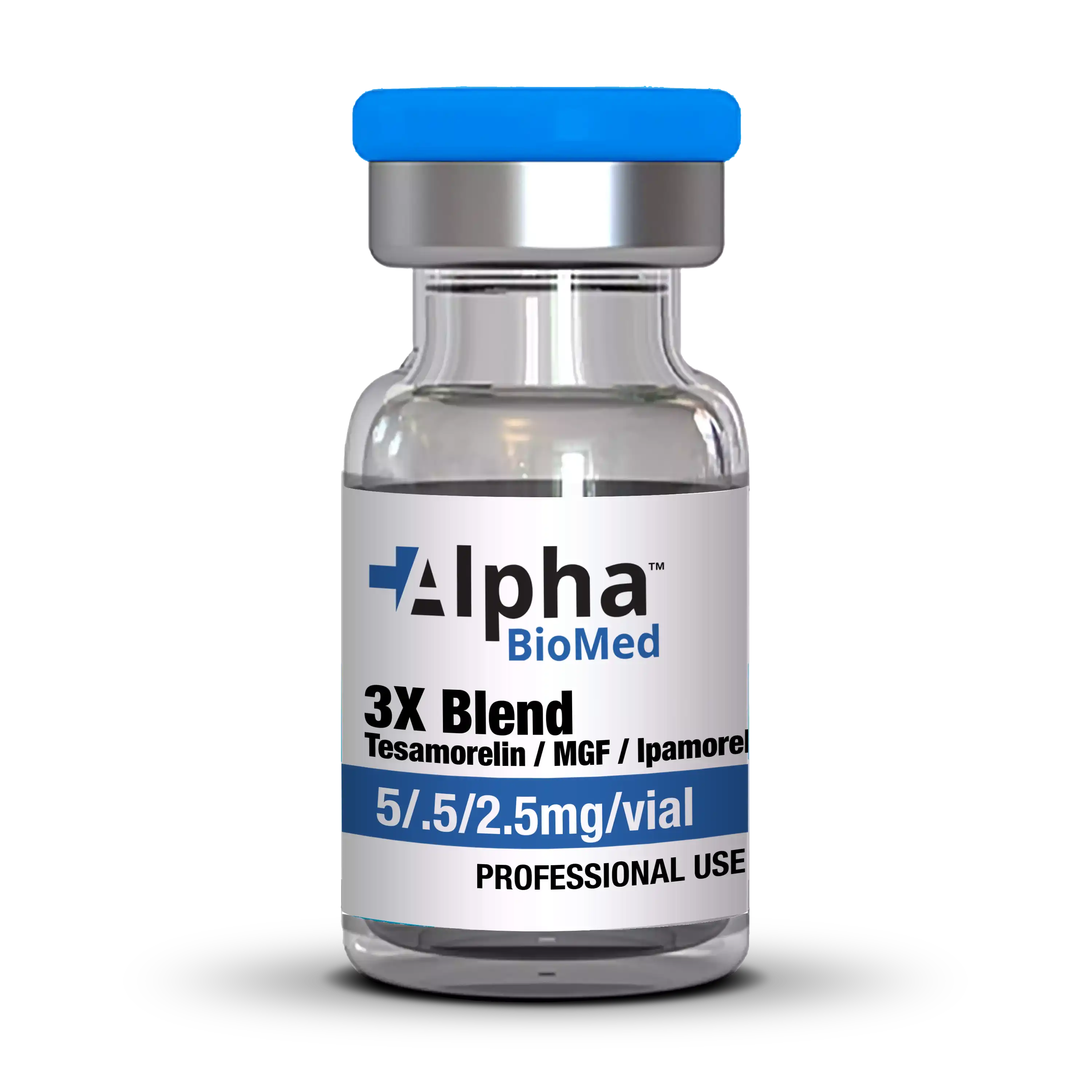3X Blend Tesamorelin (5mg) / MGF (500mcg) / Ipamorelin (2.5mg)
