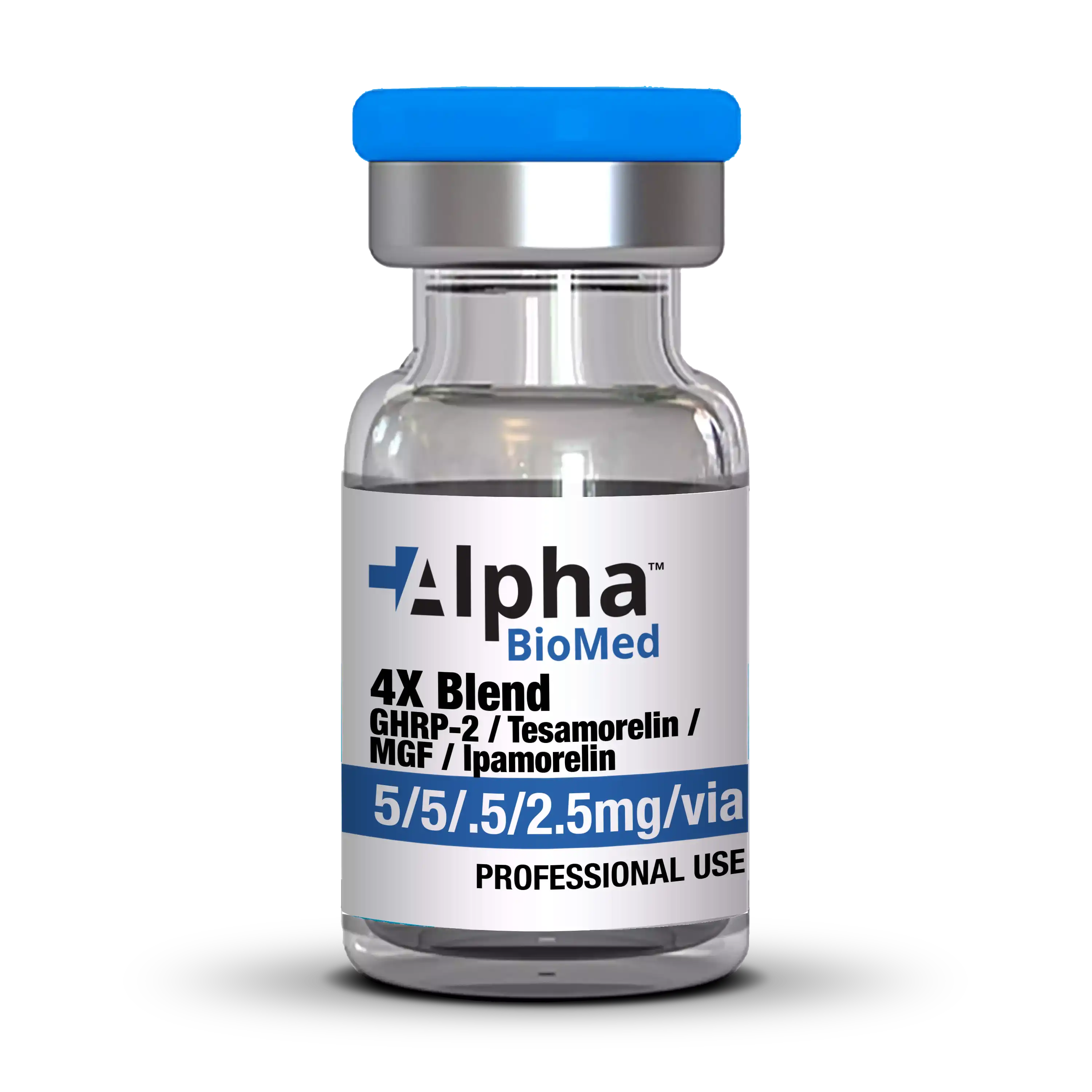 4X Blend GHRP-2 (5mg) / Tesamorelin (5mg) / MGF (500mcg) / Ipamorelin (2.5mg)